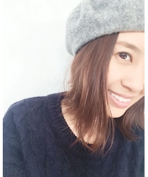 しまむら | 最近母はベレー帽が好き𓇼(ハンチング/ベレー帽)