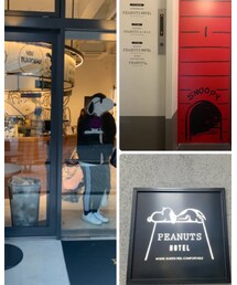 PEANUTS HOTEL | エレベーターの扉もスヌ様のお家柄(その他)