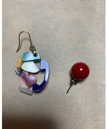 bulle de savon | 片方づつ付けてみた(๑˃̵ᴗ˂̵)(ピアス（両耳用）)
