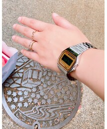 CASIO | チプカシとアクセ合わせが大好き💕(アナログ腕時計)