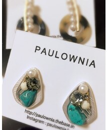 PAULOWNIA | ピアス（両耳用）