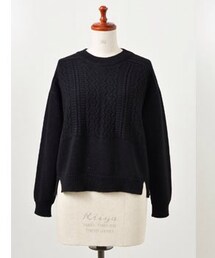 yangany | あったかショート丈ニット(ニット/セーター)