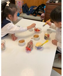 みんなでチョコパフェ作り | その他