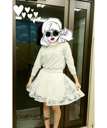 tops&skirt(スウェット)