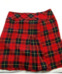 Yohji Yamamoto | 赤チェックスカート(スカート)