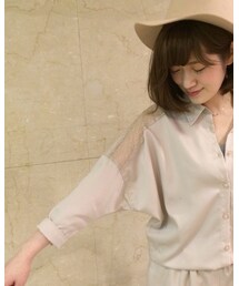 肩のレースが可愛い♡ | つなぎ/オールインワン