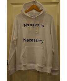 裏起毛プリントパーカー（ホワイト）(パーカー)