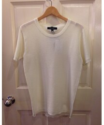 no brand | 綿麻ラーベンクルーニット(ニット/セーター)