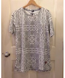 no brand | ペイズリー柄ロングTEE(Tシャツ/カットソー)