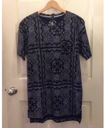 no brand | ペイズリー柄ロングTEE(Tシャツ/カットソー)