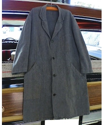 VINTAGE | 40's 黒シャンアトリエワークコート フランス製(その他アウター)