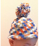 Handmade(ハンドメイド)の「帽子(ニットキャップ/ビーニー)」