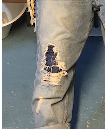 自分リメイク | デニムパンツ