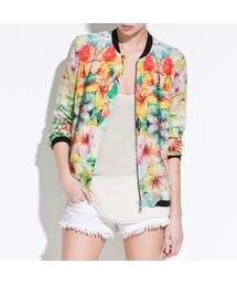 ZARA | Zara floral jacket(ブルゾン)