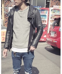 DO LESS | ライダースジャケット