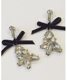 WARMTH | warmth♥︎ベロアリボンイヤリング(ピアス(両耳用))