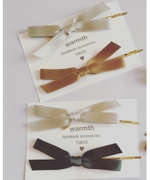 WARMTH | もうすぐ入荷しますオススメitemです♫(バレッタ/ヘアクリップ)