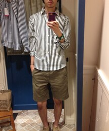 417 EDIFICE | ストライプシャツ(シャツ/ブラウス)