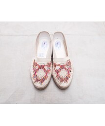 JAVERFLEX/Cotton Flat Shoes(サンダル)