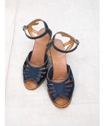 Ankle Strap Leather Sandal(サンダル)