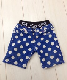 ブルー ドットハーフパンツ(その他パンツ)