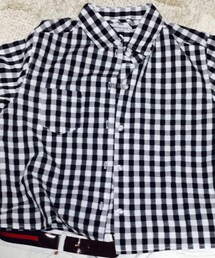 WEGO | ギンガムチェック&白ショーパン(シャツ/ブラウス)