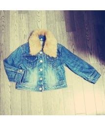 ファー付きＧジャン(デニムジャケット)