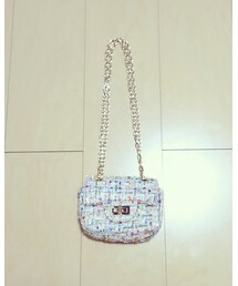 URBAN CHERRY | ツイードチェーンバッグ(ショルダーバッグ)