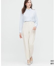 UNIQLO | ドレープリラックステーパードアンクルパンツ(パンツ)