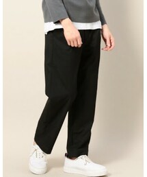 BEAUTY&YOUTH UNITED ARROWS | 太すぎないスラックスワイドパンツ✨落ち着いた黒で履きやすさ抜群✨(スラックス)