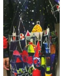 Design Tshirts Store graniph | 街の絵ワンピ(シャツワンピース)