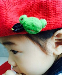 Handmade | クタクタカエル(ブローチ/コサージュ)