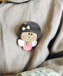 Handmade | 陶器なんです！(ブローチ/コサージュ)