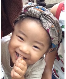 Handmade | いとこのりーやん、お泊り来てて、W水遊びな1日^_^(ヘアバンド)