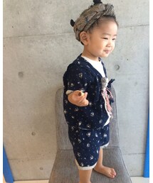 西松屋 | 素朴フェイスにぴったりなシュールなカニ柄(-｡-;(Tシャツ/カットソー)