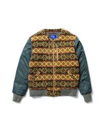 IRIE LIFE | COLLARLESS WEAVE JACKET(ブルゾン)