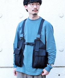 Rename | 【WEARISTA じーたー×DEVICE コラボ】Rename CORDURA バックパックベスト(ベスト)
