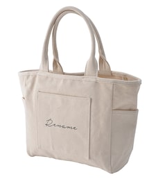 Rename | 【モデル UMI×DEVICE コラボ】Rename 帆布 トートバッグ (ペットボトルクーラー装備)(トートバッグ)