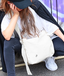 Rename | Rename 帆布 ダブルホールスクエアショルダーバッグ(ショルダーバッグ)