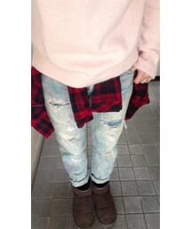 BORNY | ダメージデニム(デニムパンツ)