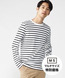 ZOZO | 細ボーダー長袖Tシャツ[MEN](Tシャツ/カットソー)