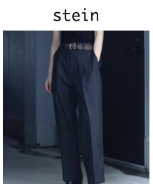 stein | EX Wide Tapered Trousers(スラックス)