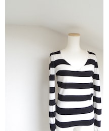 ev by et vous | ボーダーニット(ニット/セーター)