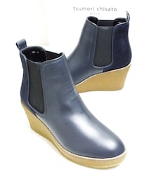 tsumori chisato WALK | ネイビーショートブーツtsumori chisato WALK(ブーツ)