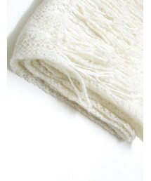 TOMORROWLAND  | 白レース編みマフラー(マフラー)