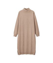 GU | ハイネックニットワンピース(長袖)(ワンピース)