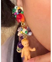 人形ピアス | ピアス（片耳用）