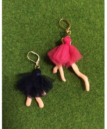 バレリーナの下半身 | 新作手作り(ピアス（片耳用）)
