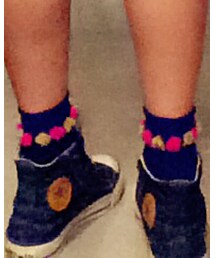 3coins | タッセル付き靴下(ソックス/靴下)