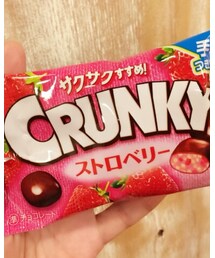 おやつ | ロッテのCRUNKYストロベリー味(その他)